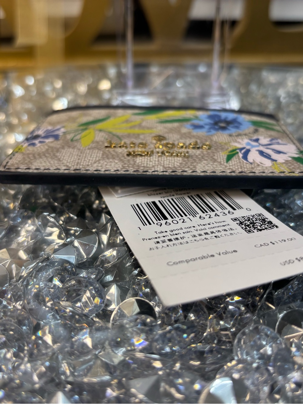 Kate Spade Spade Flower Small Slim Card Holder NWT - Picture 9 of 12